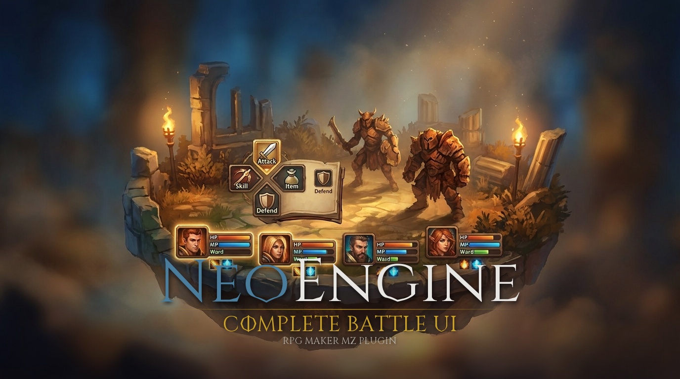 NeoEngine - Complete Battle UI